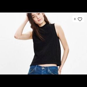 Madewell black mixtape high neck sleeveless (1010)
